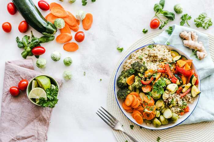 Image of healthy foods
