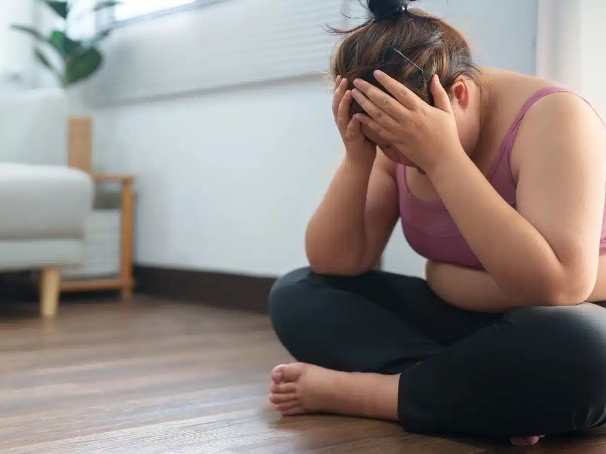 Women having a concern on her health